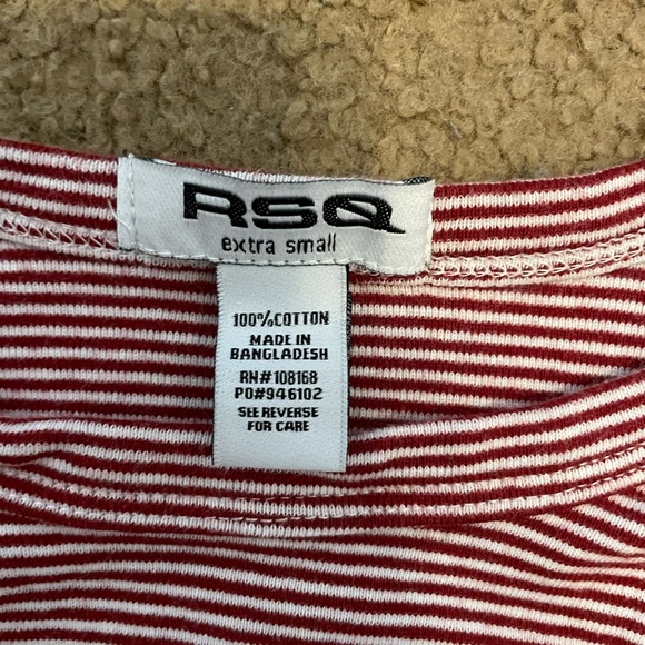 Striped cropped t-Shirt - Picture 2 of 2